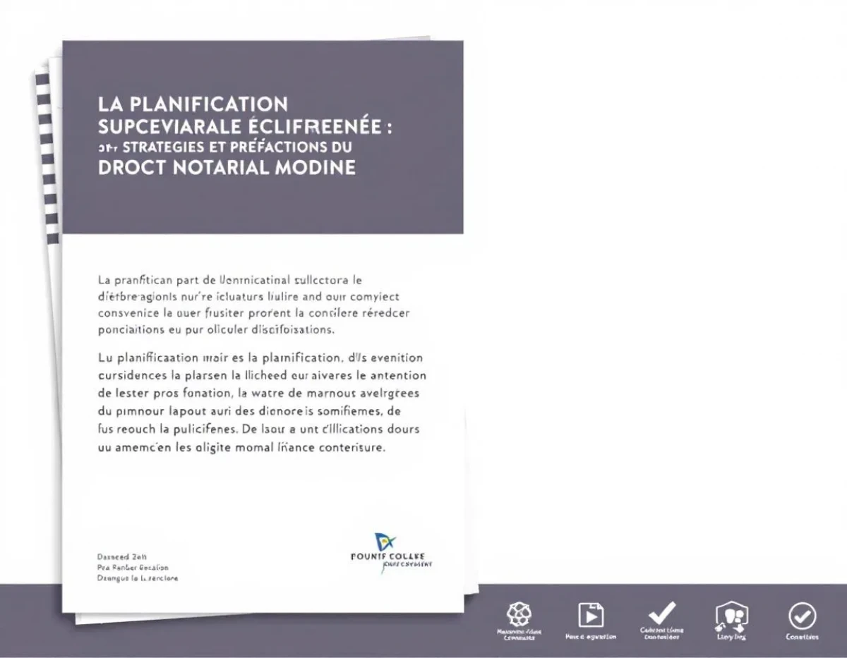La planification successorale éclairée : stratégies et précautions du droit notarial moderne