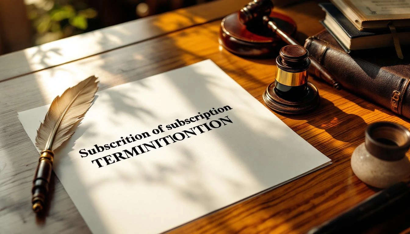 Comment rédiger votre modèle de lettre de résiliation d'abonnement